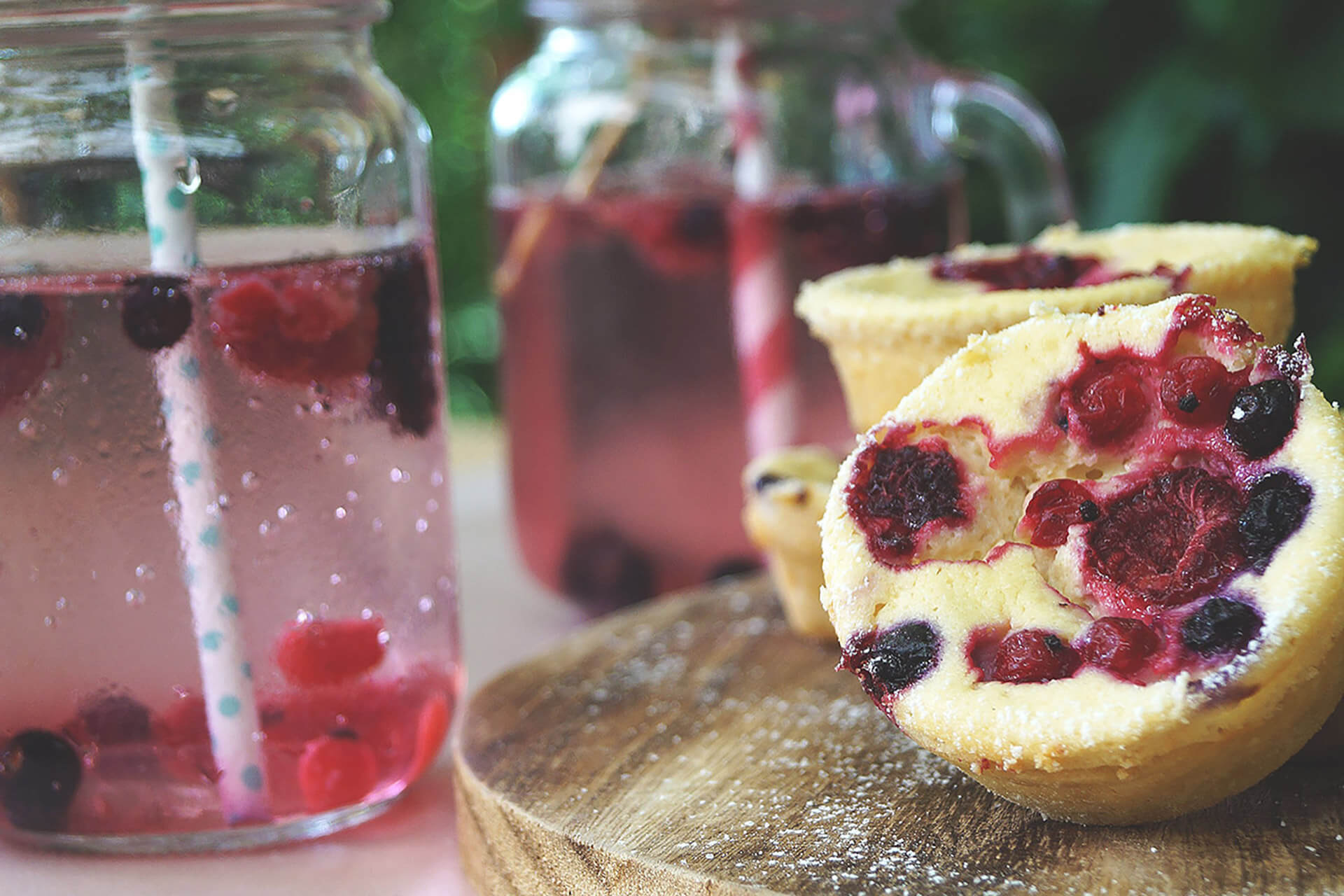 Little Cheesecakes mit Beeren - Genusskind