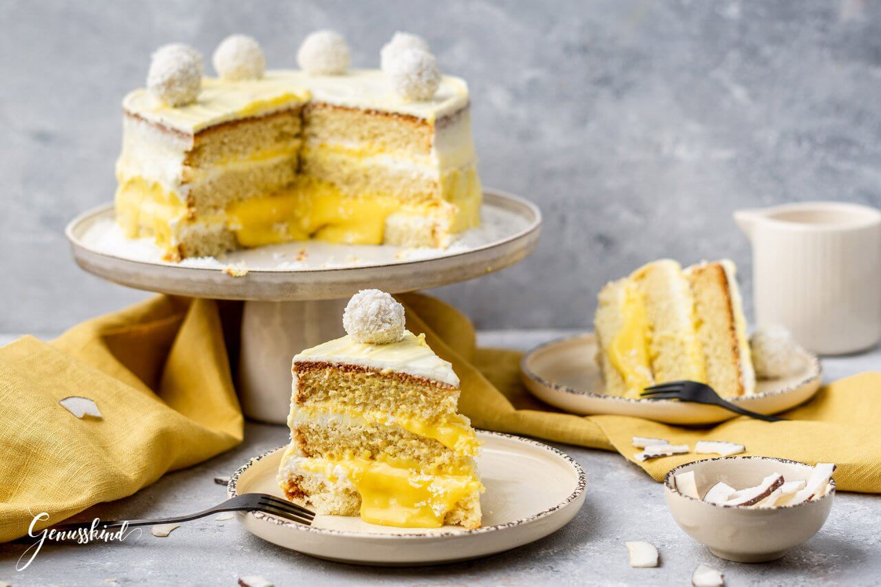 Mango-Kokos Torte - Genusskind