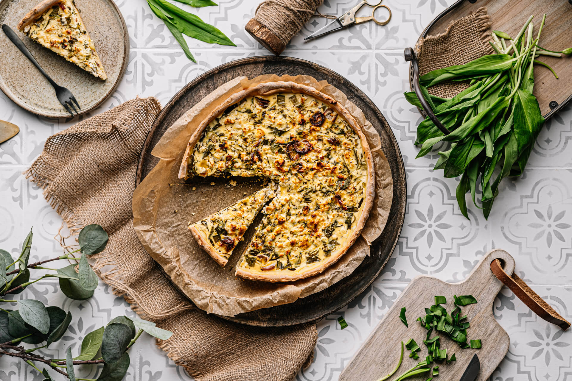 Bärlauch Quiche - Genusskind